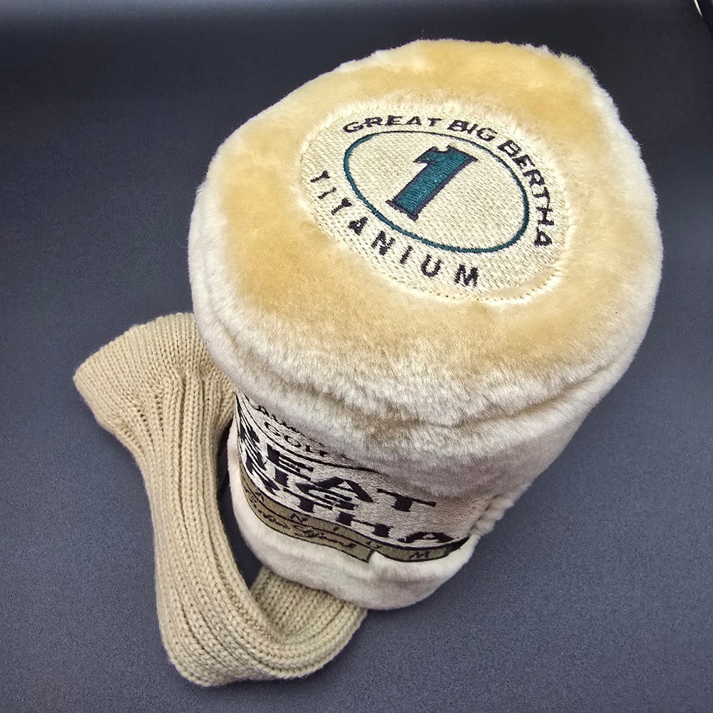 Callaway Great‎ Big Bertha Titanium Ladies Gems Driver Headcover #1 Wood Vintage - Picture 12 of 12